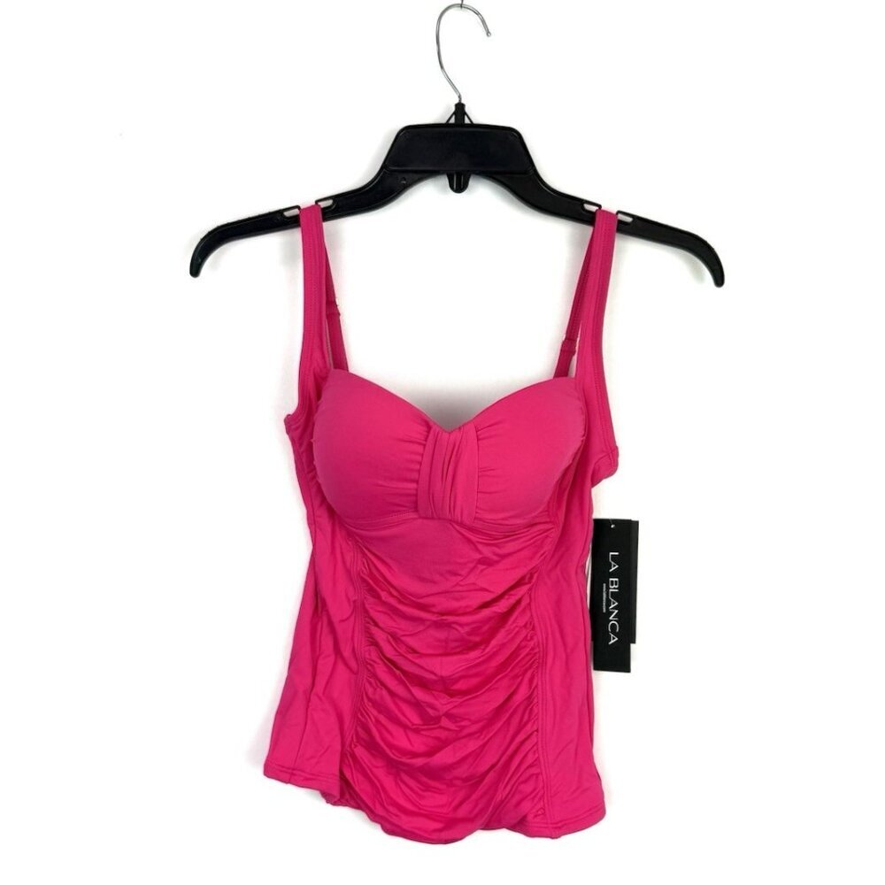 La Blanca Women’s Pink Tankini Top Size 4